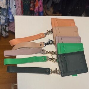 Daryl Ann Denner Stylish Card Holder Set with Wrist Straps